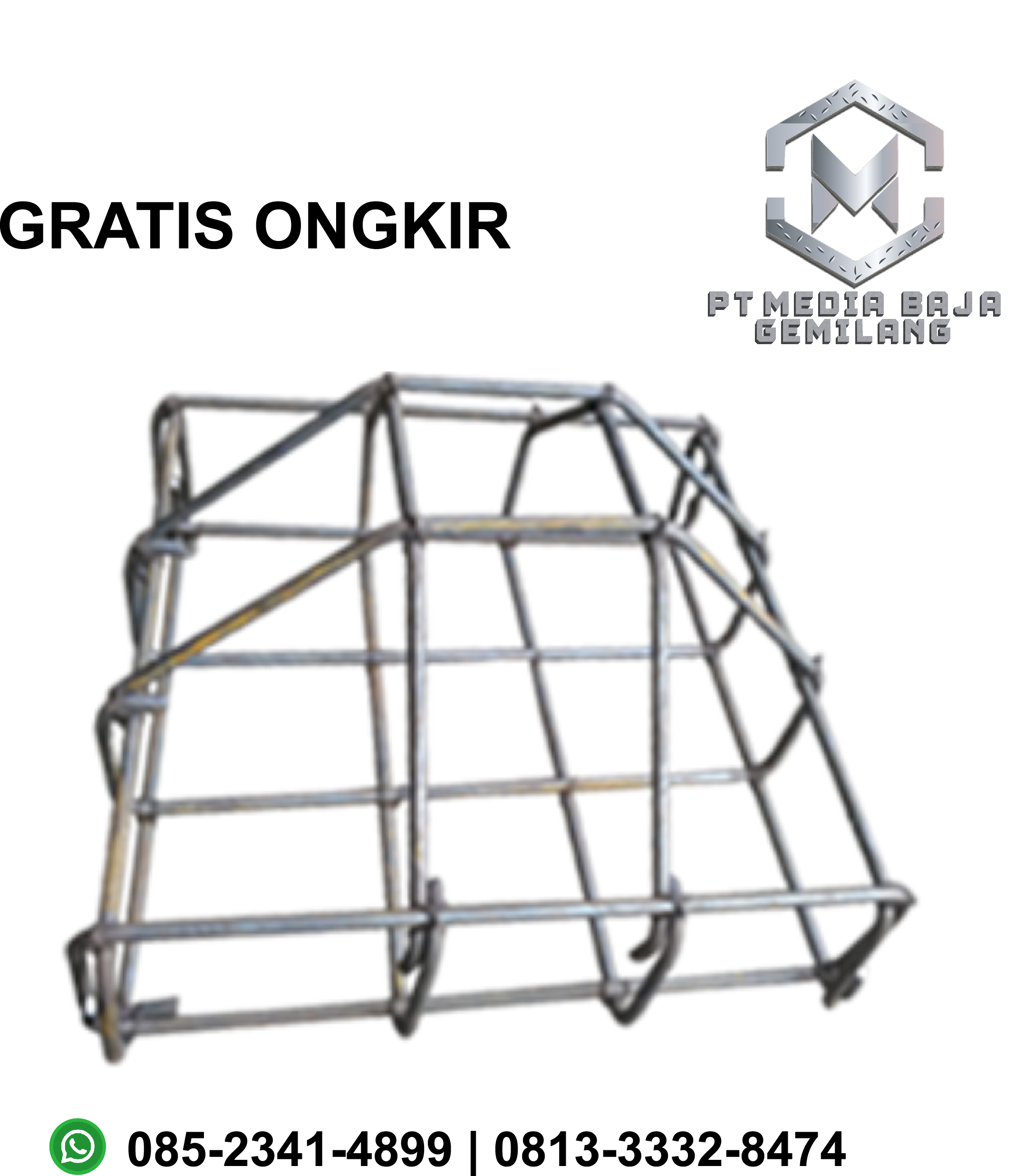 Pondasi Cakar Ayam Tengah 40 X 40 X 20cm – 10mm